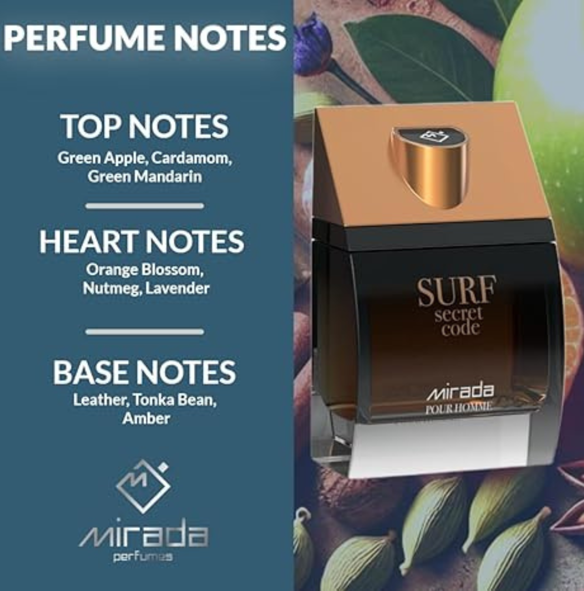 MIRADA - SURF SECRET CODE 100ML& 3.4 FL.OZ